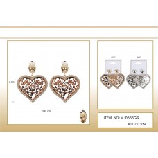 low price fashion heart shape earrings