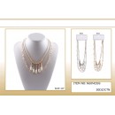 low price fashion water drop pearls necklace 