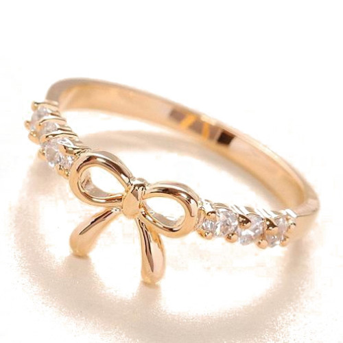 Shiny Bow Ring