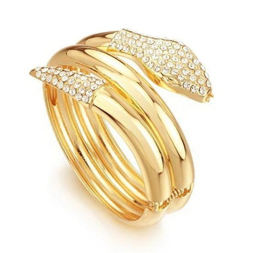 Gold Snake Bangle