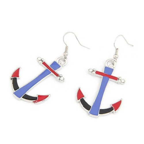 Fashion Anchor Earrings